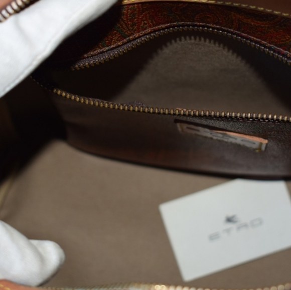 Etro Vintage Boston Bag 39 Paisley EUC - Picture 8 of 8